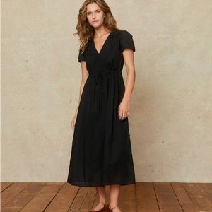 Christy Dawn “Dawn” dress in black organic cotton